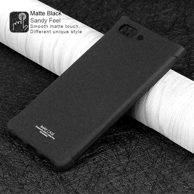 Imak - BlackBerry Key2 Handyhülle - Case aus TPU Plastik - inklusive Schutzglas - matt schwarz