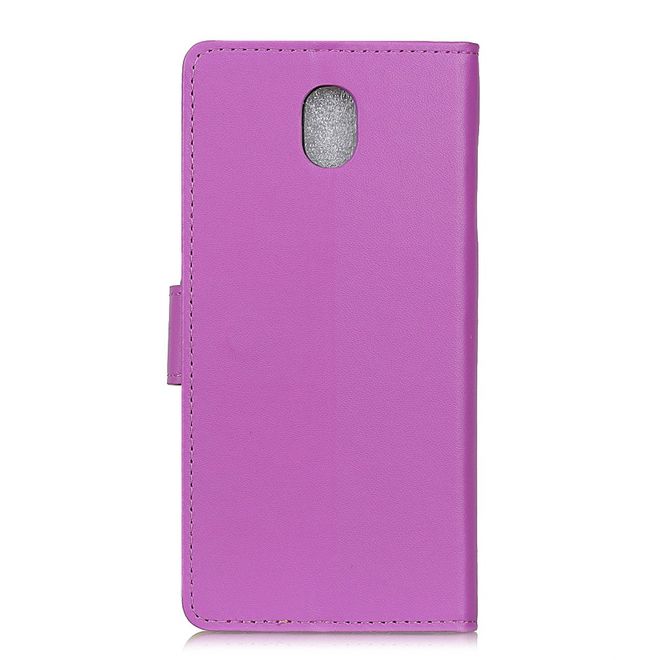 Wiko Sunny 3 Mini Handy Hülle - Classic II Leder Bookcover Series - purpur