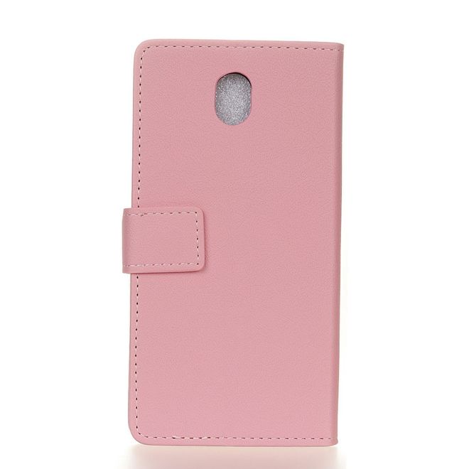 Wiko Sunny 3 Mini Handy Hülle - Classic III Leder Bookcover Series - pink
