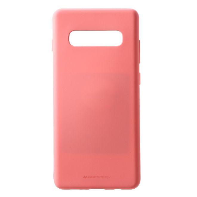Goospery - Samsung Galaxy S10 Plus Handy Cover - TPU Soft Case - SF Jelly Series - rosa