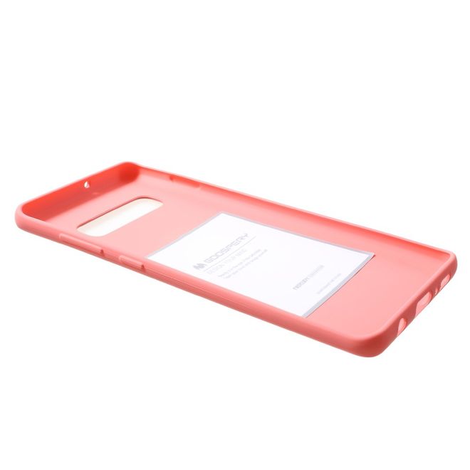 Goospery - Samsung Galaxy S10 Plus Handy Cover - TPU Soft Case - SF Jelly Series - rosa