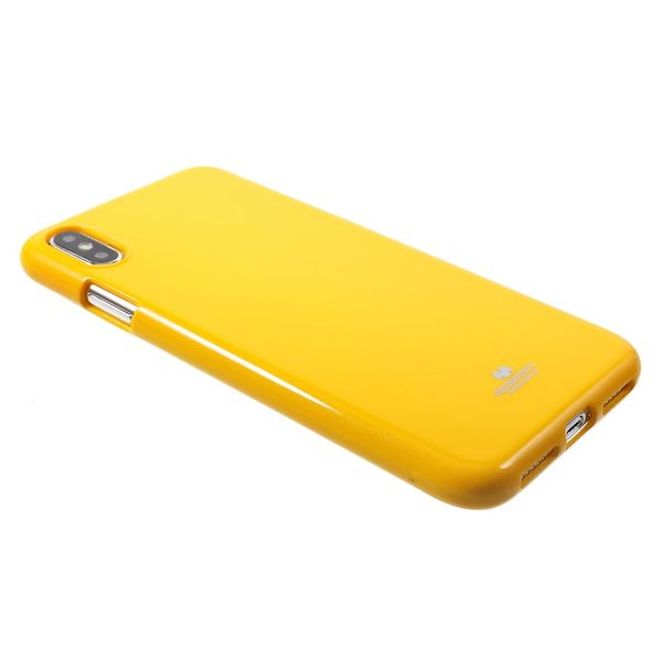 Goospery - Samsung Galaxy S10 Handy Hülle - TPU Soft Case - Pearl Jelly Series - gelb