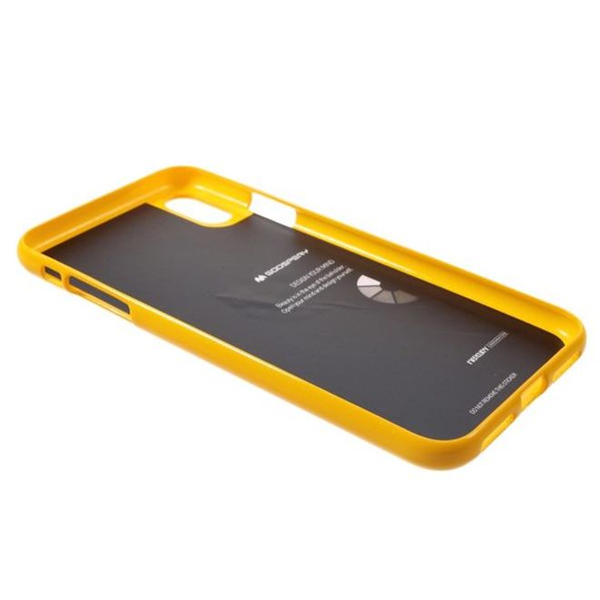 Goospery - Samsung Galaxy S10 Handy Hülle - TPU Soft Case - Pearl Jelly Series - gelb