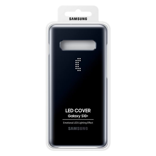 Samsung - Original Galaxy S10 Plus Hülle - LED Cover - schwarz