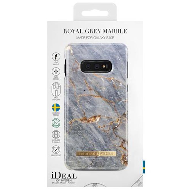 iDeal of Sweden - Samsung Galaxy S10e Hülle - Printed Case - Royal Grey Marble