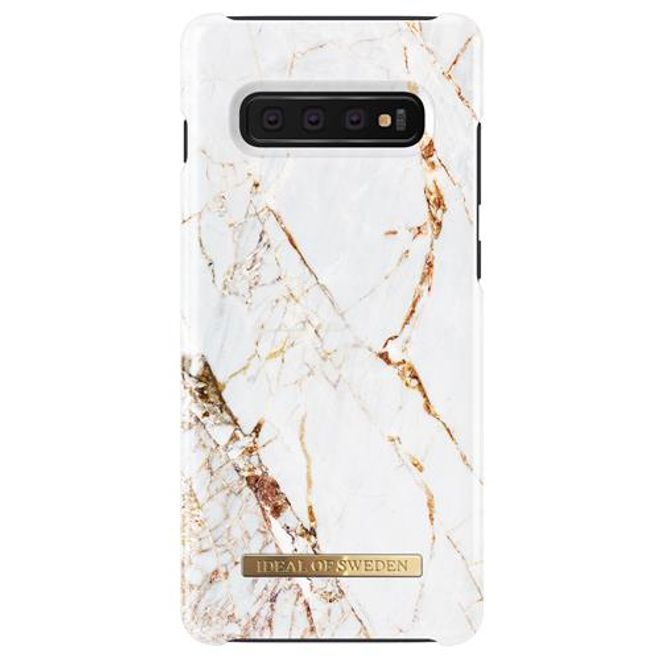 iDeal of Sweden - Samsung Galaxy S10 Plus Hülle - Printed Case - Carrara Gold
