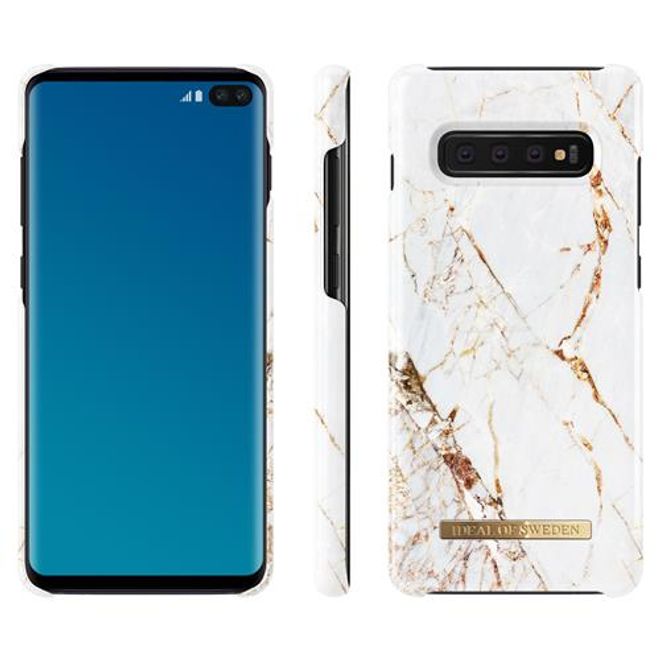 iDeal of Sweden - Samsung Galaxy S10 Plus Hülle - Printed Case - Carrara Gold