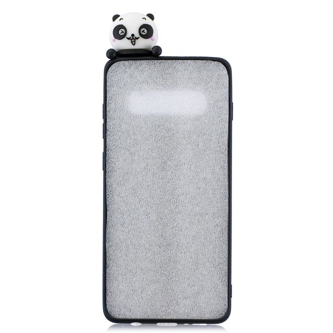 Samsung Galaxy S10 Plus Hülle - Softcase aus TPU mit Figürchen - süsse Pandas
