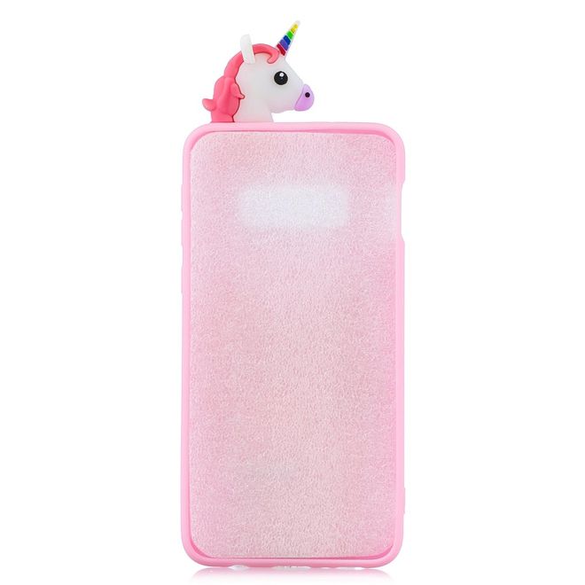 Samsung Galaxy S10e Hülle - Softcase aus TPU mit Figürchen - Einhorn