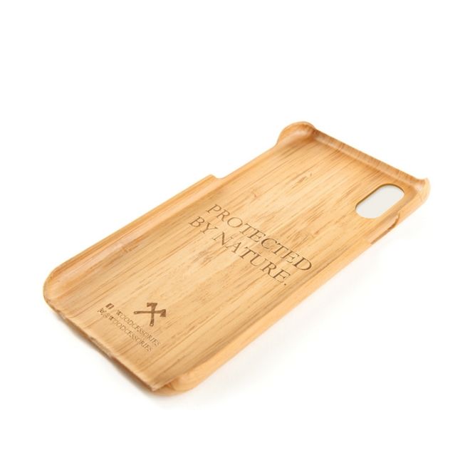 WOODCESSORIES - iPhone XS Max Hülle - Echtholz Slim Series - Bambus
