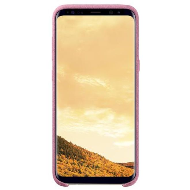 Samsung - Galaxy S8 Plus Case - Hülle aus Plastik - Alcantara Cover - EF-XG955APEGWW - pink