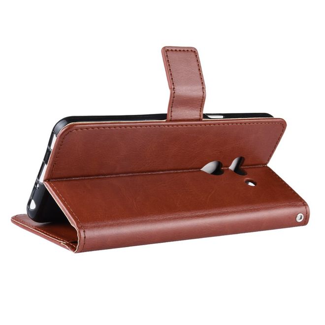 Étui pour LG G8 ThinQ - Étui en cuir Crazy Horse - Marron