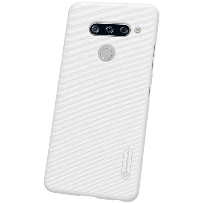 Nillkin - LG V40 ThinQ Hülle - Plastik Case - Super Frosted Shield Series - weiss