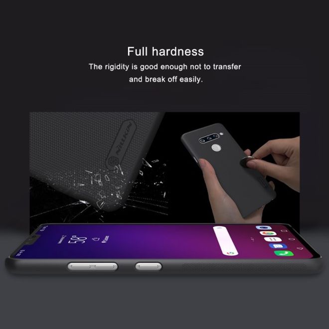 Nillkin - LG V40 ThinQ Hülle - Plastik Case - Super Frosted Shield Series - rot