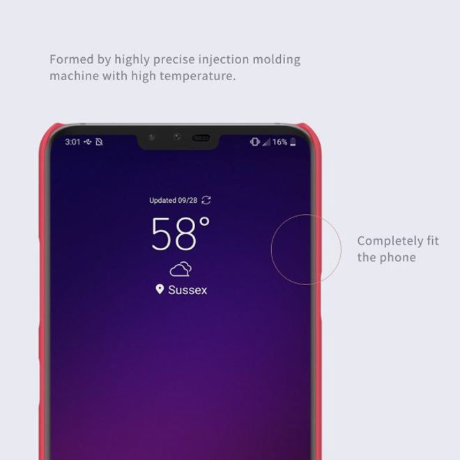Nillkin - LG V40 ThinQ Hülle - Plastik Case - Super Frosted Shield Series - rot