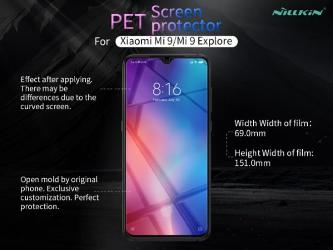 Nillkin - Xiaomi Mi 9 Schutzfolie - Super Clear Whole Set Series