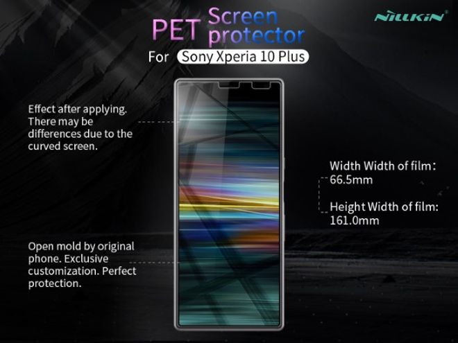 Nillkin - Sony Xperia 10 Plus Schutzfolie - Super Clear Whole Set Series