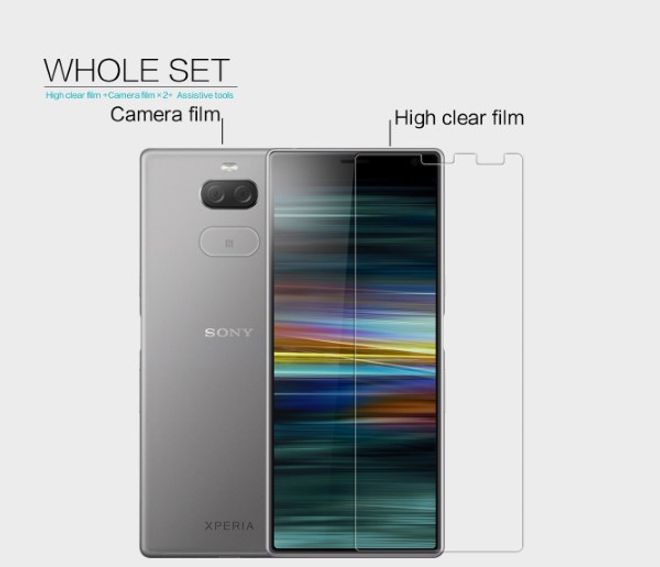 Nillkin - Sony Xperia 10 Plus Schutzfolie - Super Clear Whole Set Series