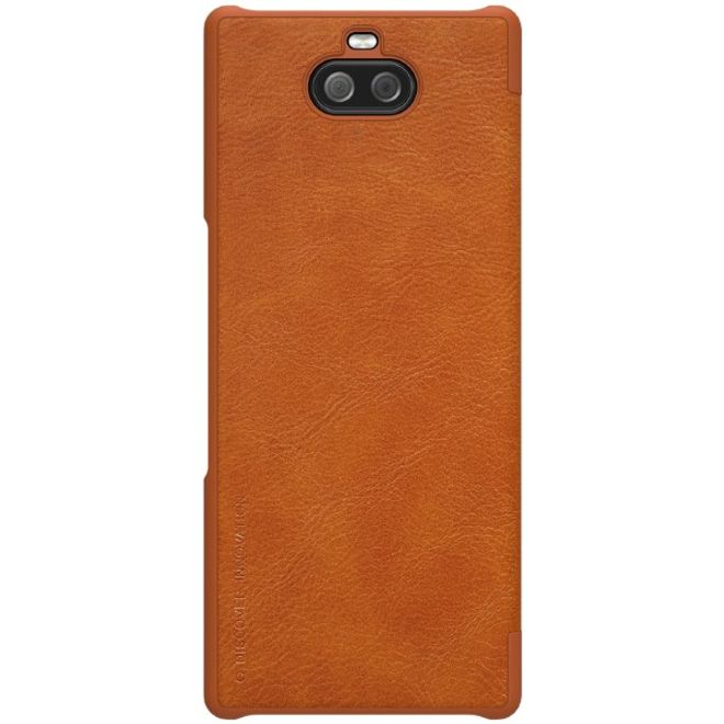 Nillkin - Sony Xperia 10 Plus Hülle - Leder Book Case - Qin Series - braun