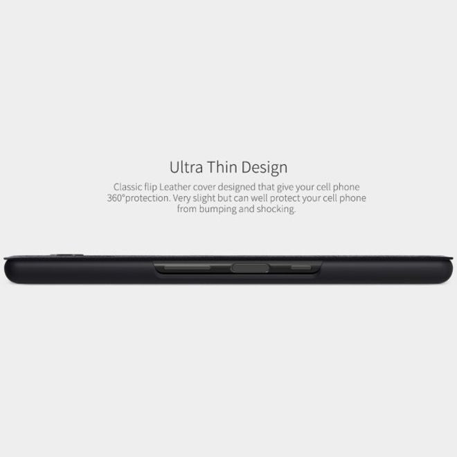 Nillkin - Sony Xperia 10 Plus Hülle - Leder Book Case - Qin Series - braun