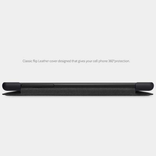 Nillkin - Sony Xperia 10 Plus Hülle - Leder Book Case - Qin Series - braun