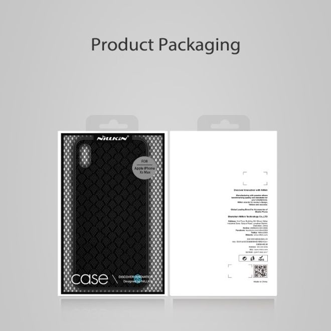 Nillkin - iPhone XS Max Hülle - Case aus Plastik - Twinkle Series - silber