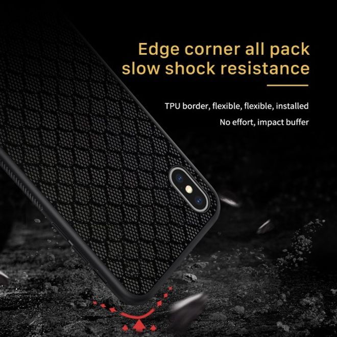 Nillkin - iPhone XS Max Hülle - Case aus Plastik - Twinkle Series - silber