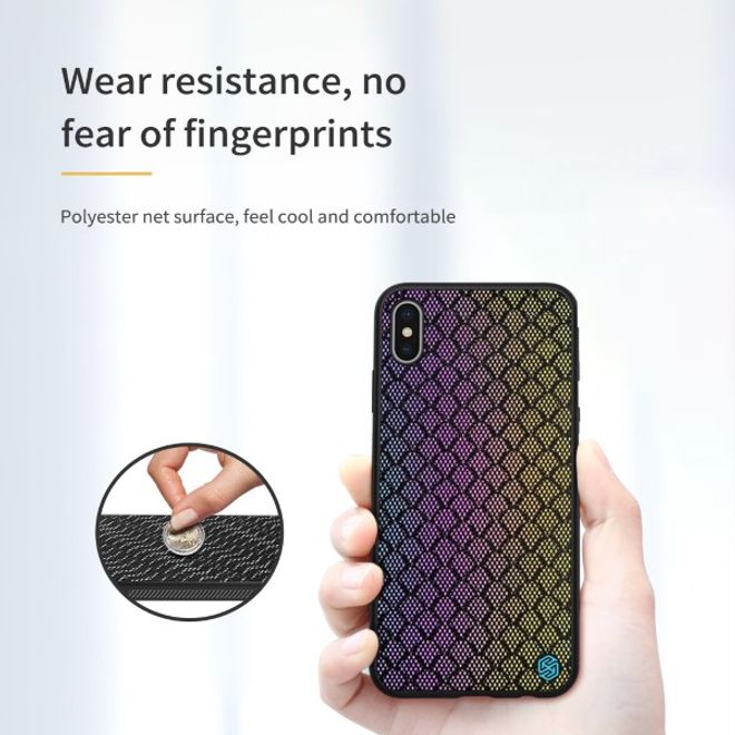 Nillkin - iPhone XS Max Hülle - Case aus Plastik - Twinkle Series - silber