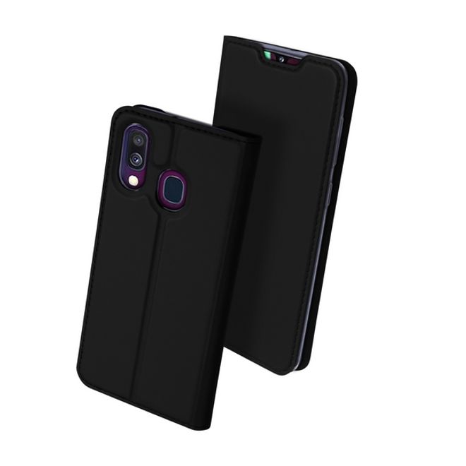 Dux Ducis - Samsung Galaxy A40 Hülle - Handy Bookcover - Skin Pro Series - schwarz