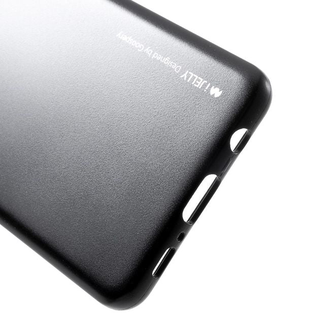 Goospery - Samsung Galaxy A50 Hülle - TPU Softcase - iJelly Metal Series - schwarz