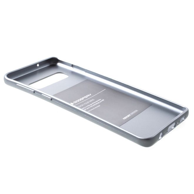 Goospery - Samsung Galaxy A50 Hülle - TPU Softcase - iJelly Metal Series - grau