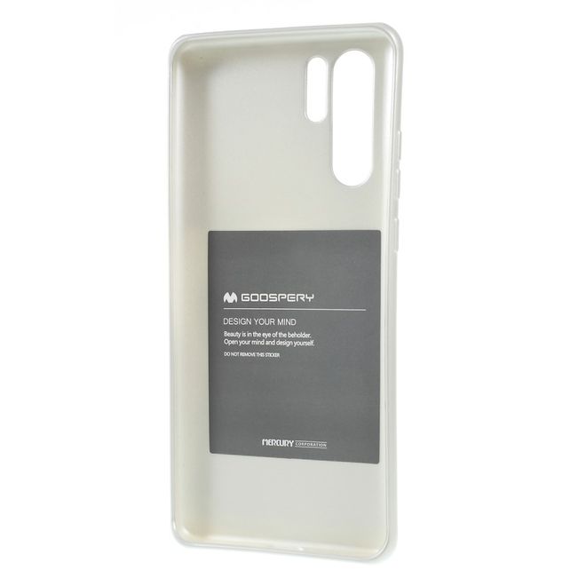 Goospery - Huawei P30 Pro Hülle - TPU Softcase - iJelly Metal Series - silber