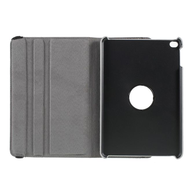 iPad Mini (2019) Case - 360° Rotating Leather Case - Silver