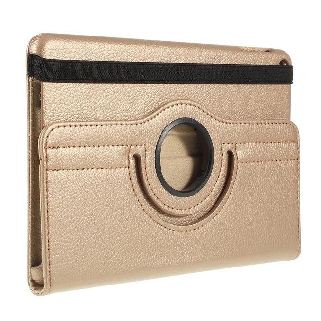 iPad Mini (2019) Case - 360° Rotating Leather Case - Gold