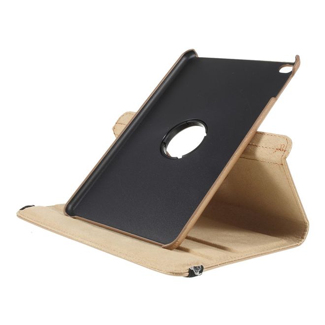 iPad Mini (2019) Case - 360° Rotating Leather Case - Gold