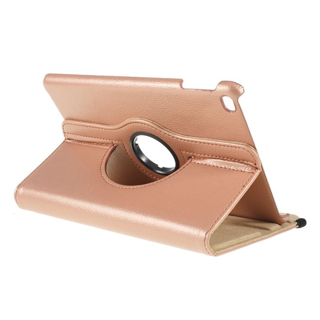 iPad Mini (2019) Case - 360° Rotating Leather Case - Rose Gold