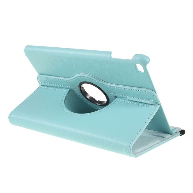 iPad Mini (2019) Hülle - 360° rotierbares Case aus Leder - hellblau