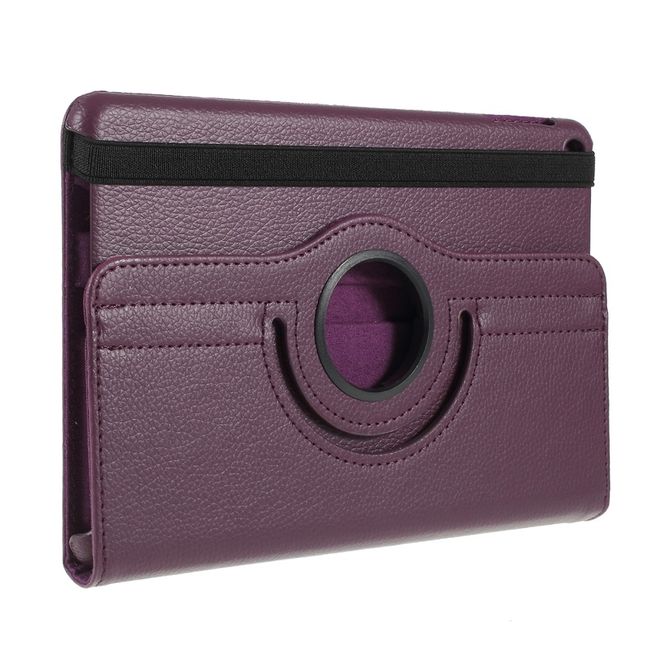 iPad Mini (2019) Hülle - 360° rotierbares Case aus Leder - purpur