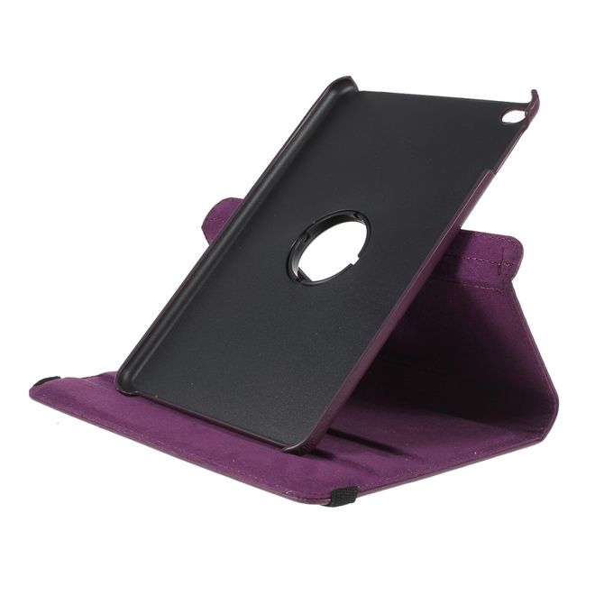 iPad Mini (2019) Hülle - 360° rotierbares Case aus Leder - purpur