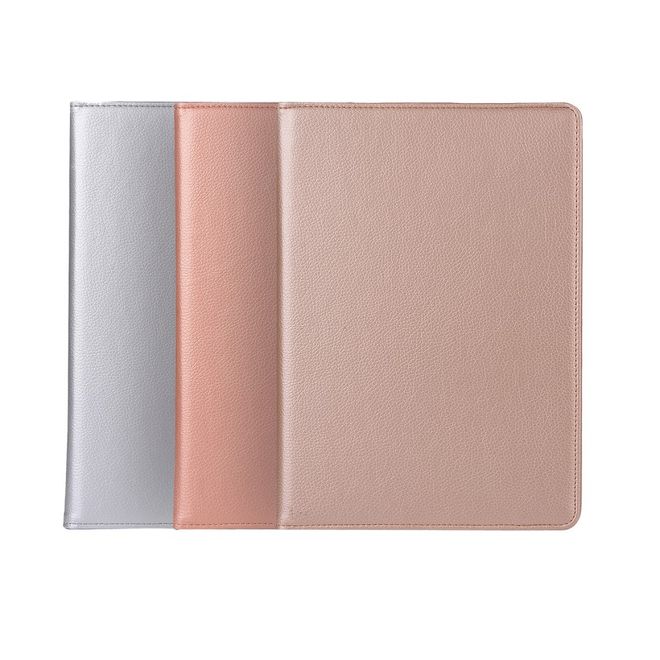 Étui pour tablette iPad Air (2019) / iPad Pro 10,5 pouces (2017) - Étui en cuir - Rotatif avec fonction support - Argent