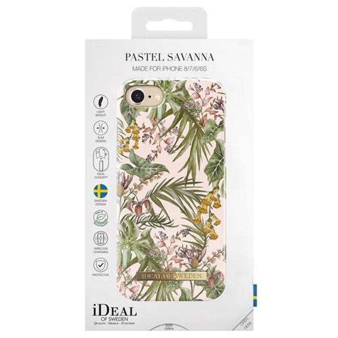 iDeal of Sweden - iPhone SE (2022) / SE (2020) / 8 / 7 / 6S / 6 Hülle - Printed Case - Pastel Savanna