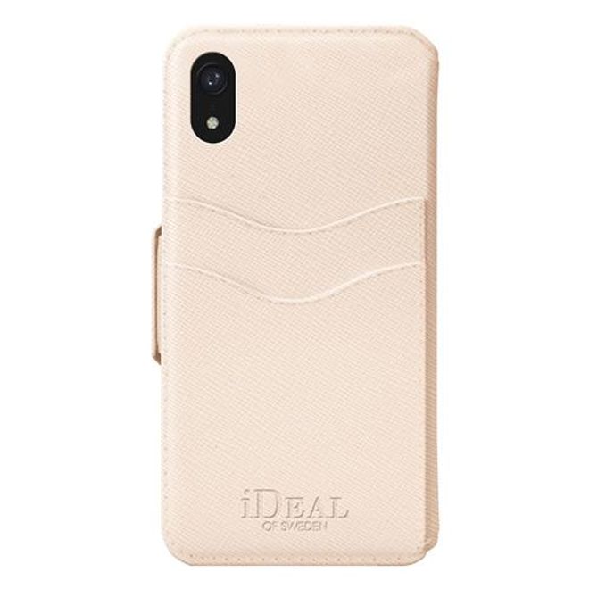 iDeal of Sweden - iPhone XR Handyhülle, Designer Bookcase FASHION - beige