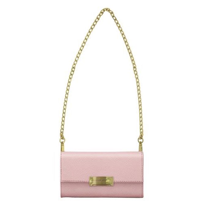 iDeal of Sweden - iPhone XR Hülle - Bookcover - Crossbody Safiano - pink