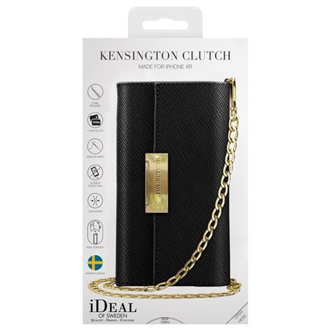 iDeal of Sweden - iPhone XR Hülle - Bookcover - Crossbody Safiano - schwarz