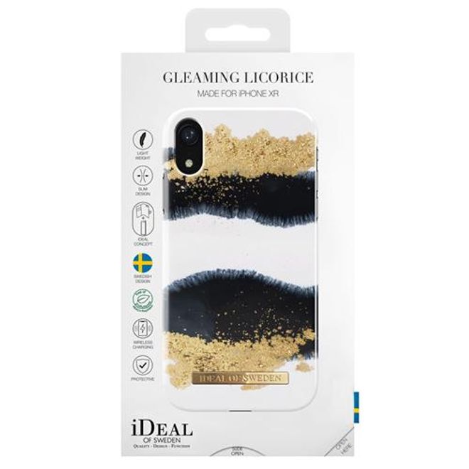 iDeal of Sweden - iPhone XR Hülle - Printed Case - Gleaming Licorice