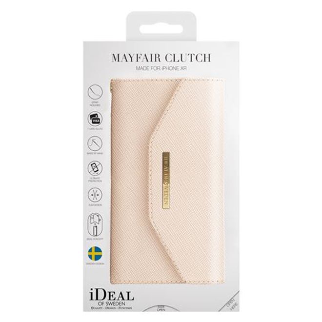 iDeal of Sweden - iPhone XR Hülle - Mayfair Clutch - beige