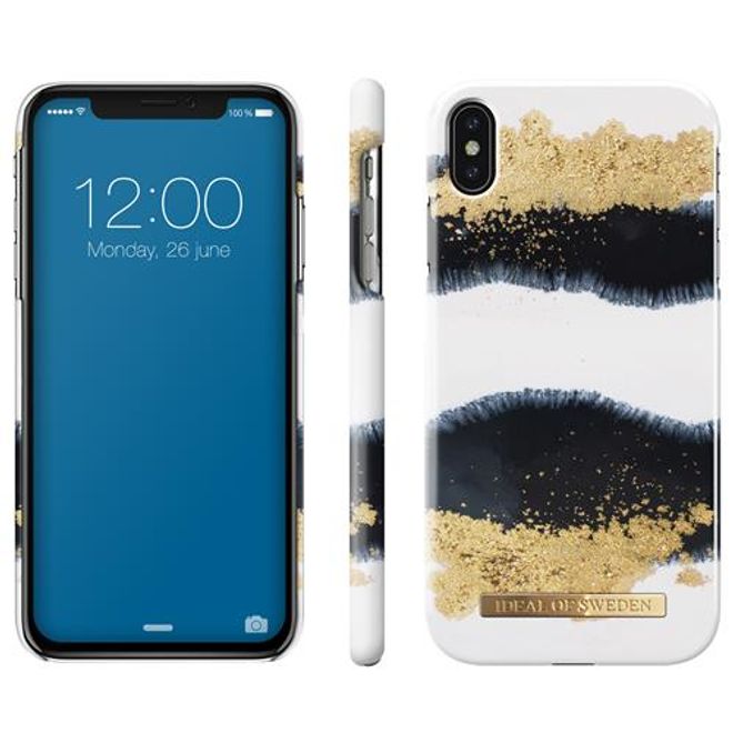 iDeal of Sweden - iPhone XS Max Case - Printed Case - Gleaming Licorice