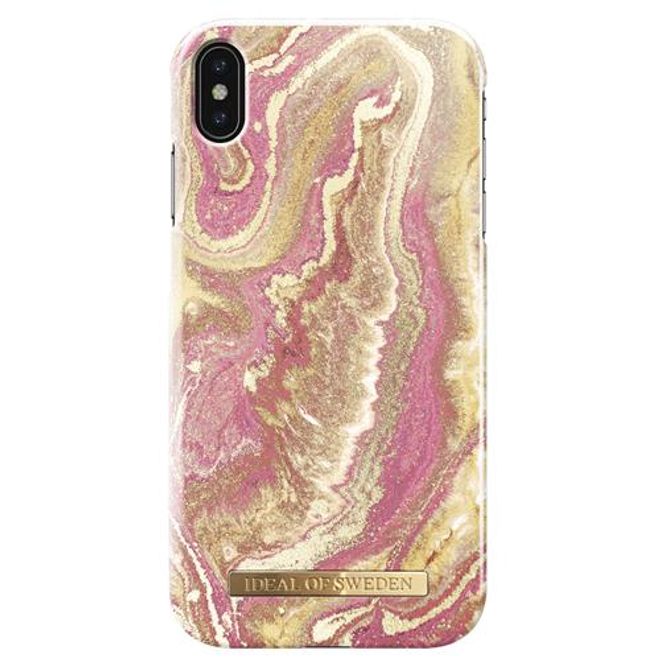 iDeal of Sweden - iPhone XS Max Case - Printed Case - Golden Blush Marble