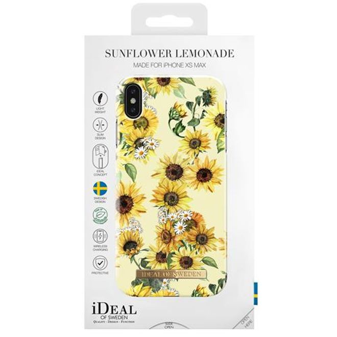 iDeal of Sweden - iPhone XS Max Hülle - Printed Case - Sunflower Lemonade