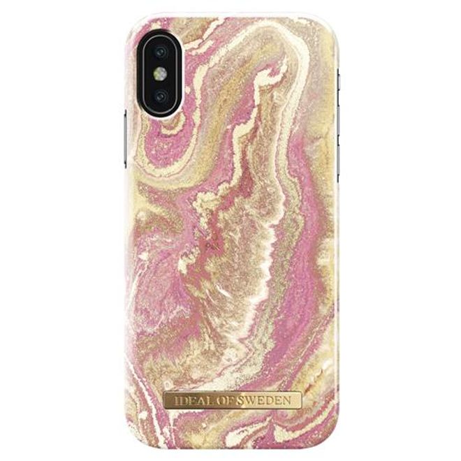 iDeal of Sweden - iPhone XS/X Case - Printed Case - Golden Blush Marble
